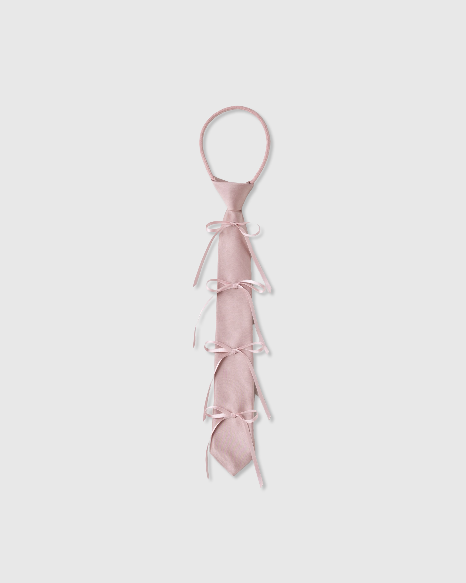 Ribbon rope tie (pink)