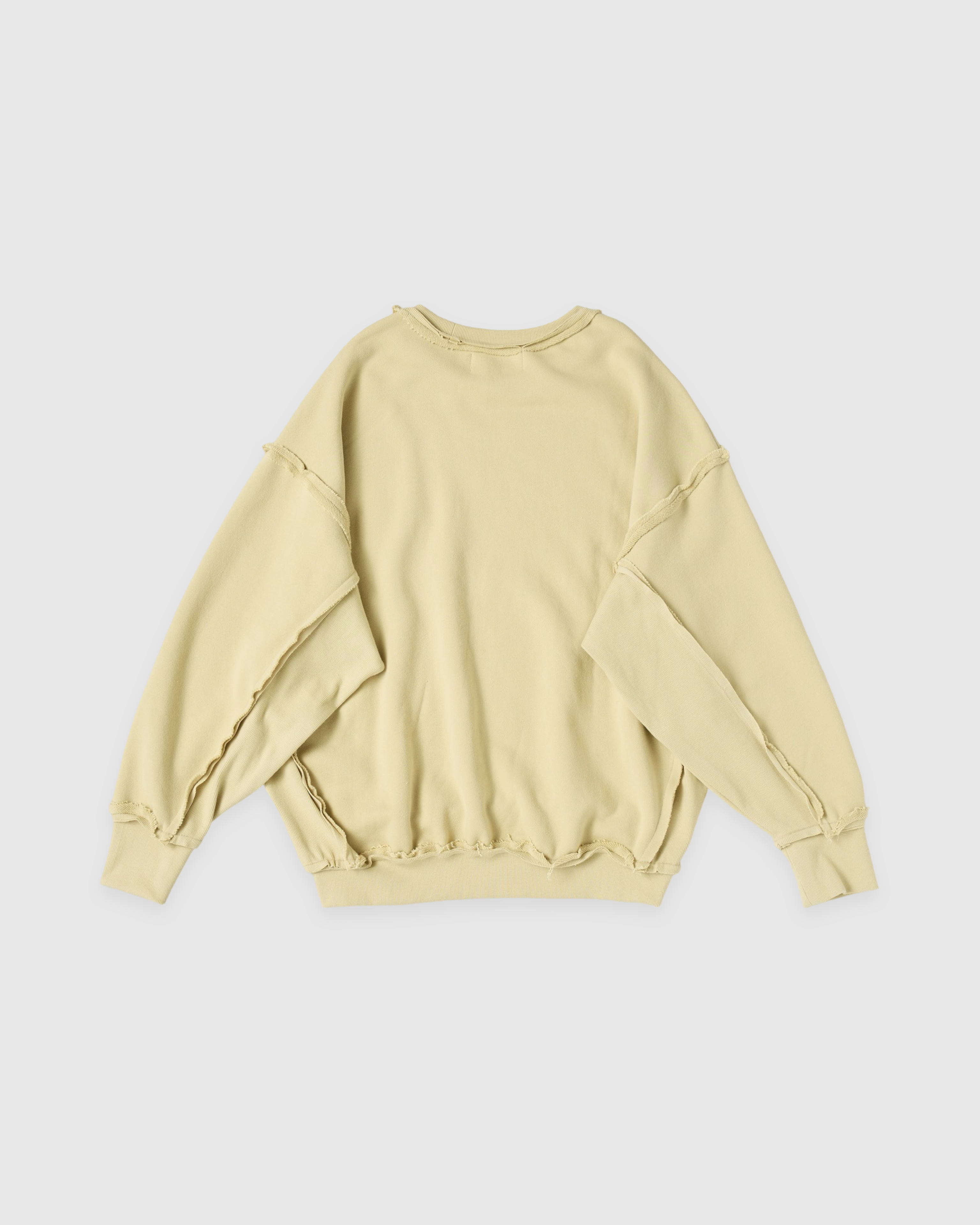 Oversized sweat shirt (butter yellow)