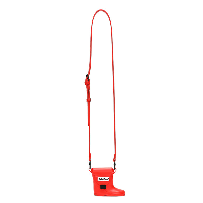 Rainboots earpod bag(Red)