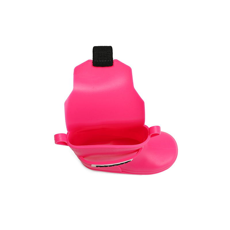 Rainboots earpot bag(Hot pink)