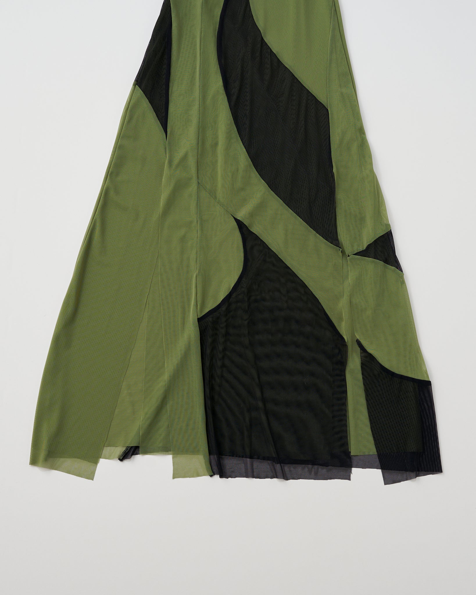 DARK BROWN&GREEN SCORPION DRESS