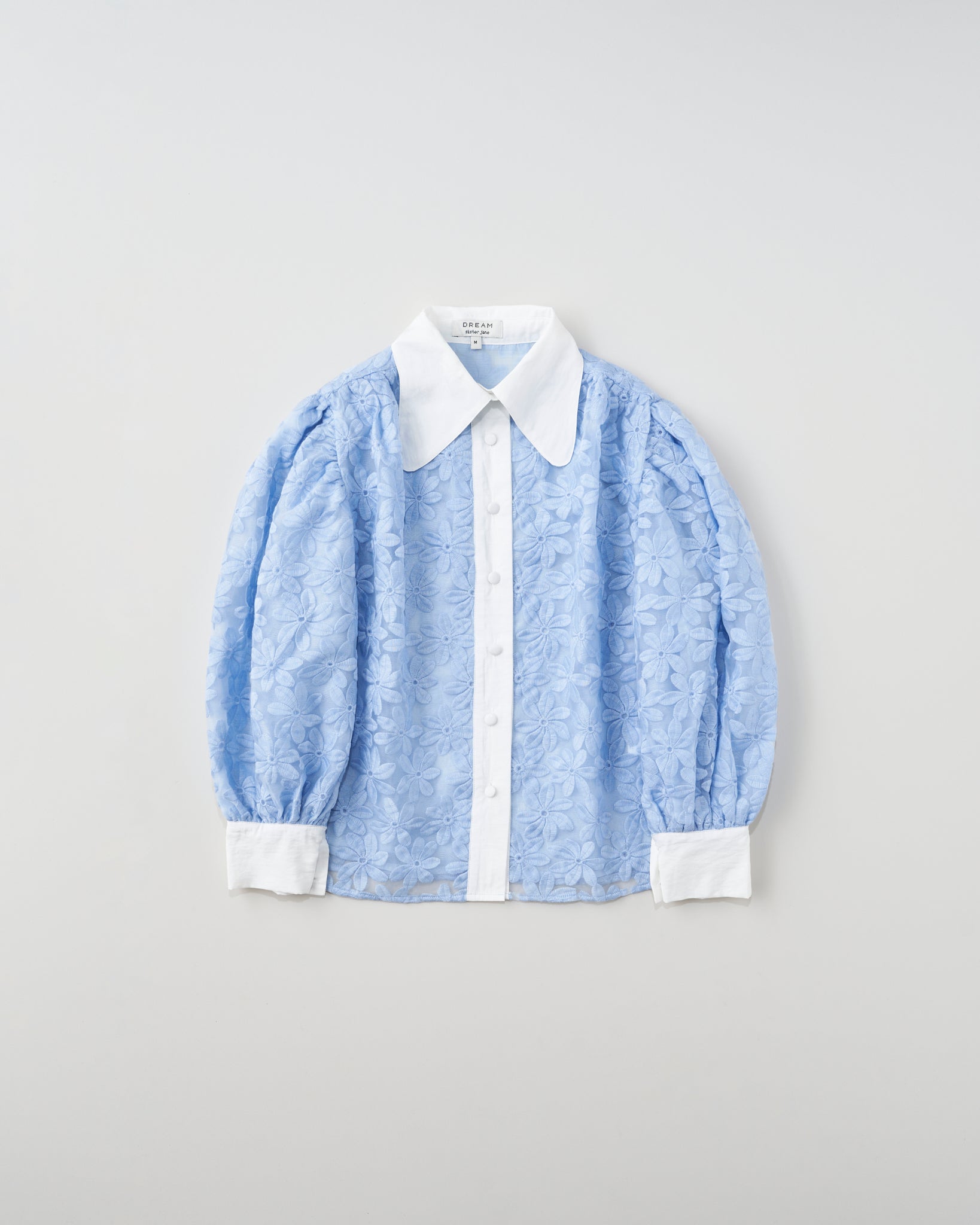 Sky Lily Embroidered Blouse