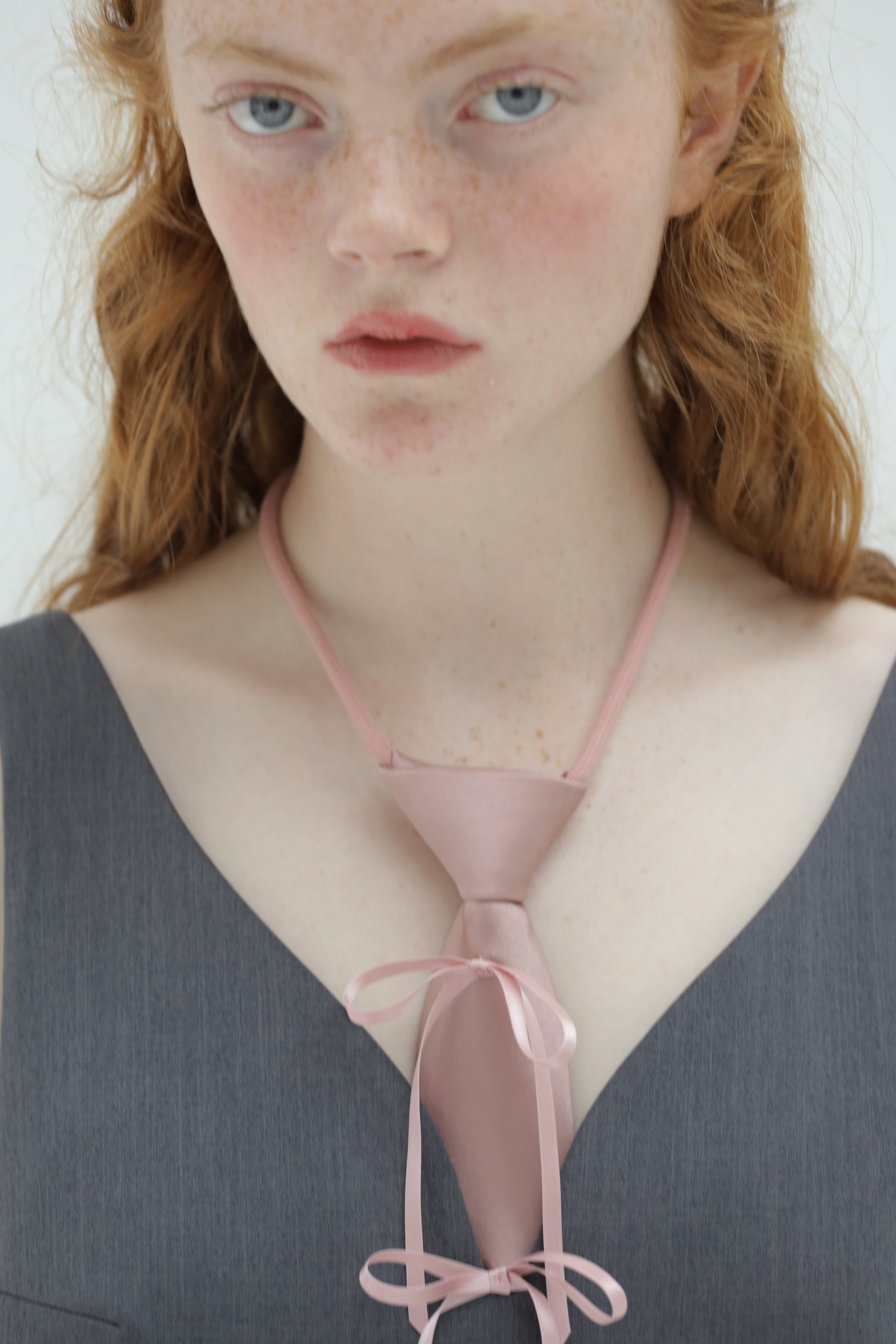 Ribbon rope tie (pink)