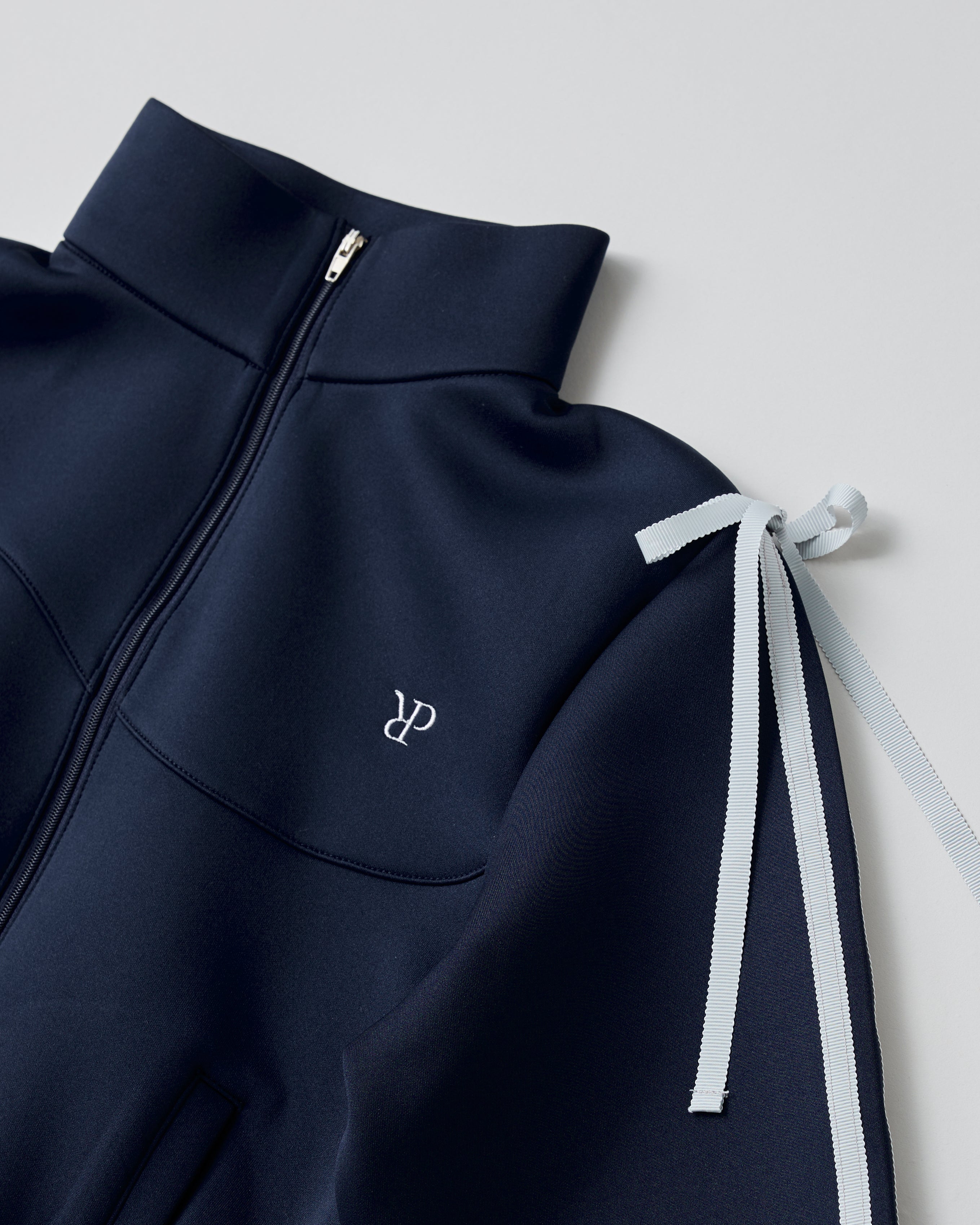 Ribbon track jacket (navy)