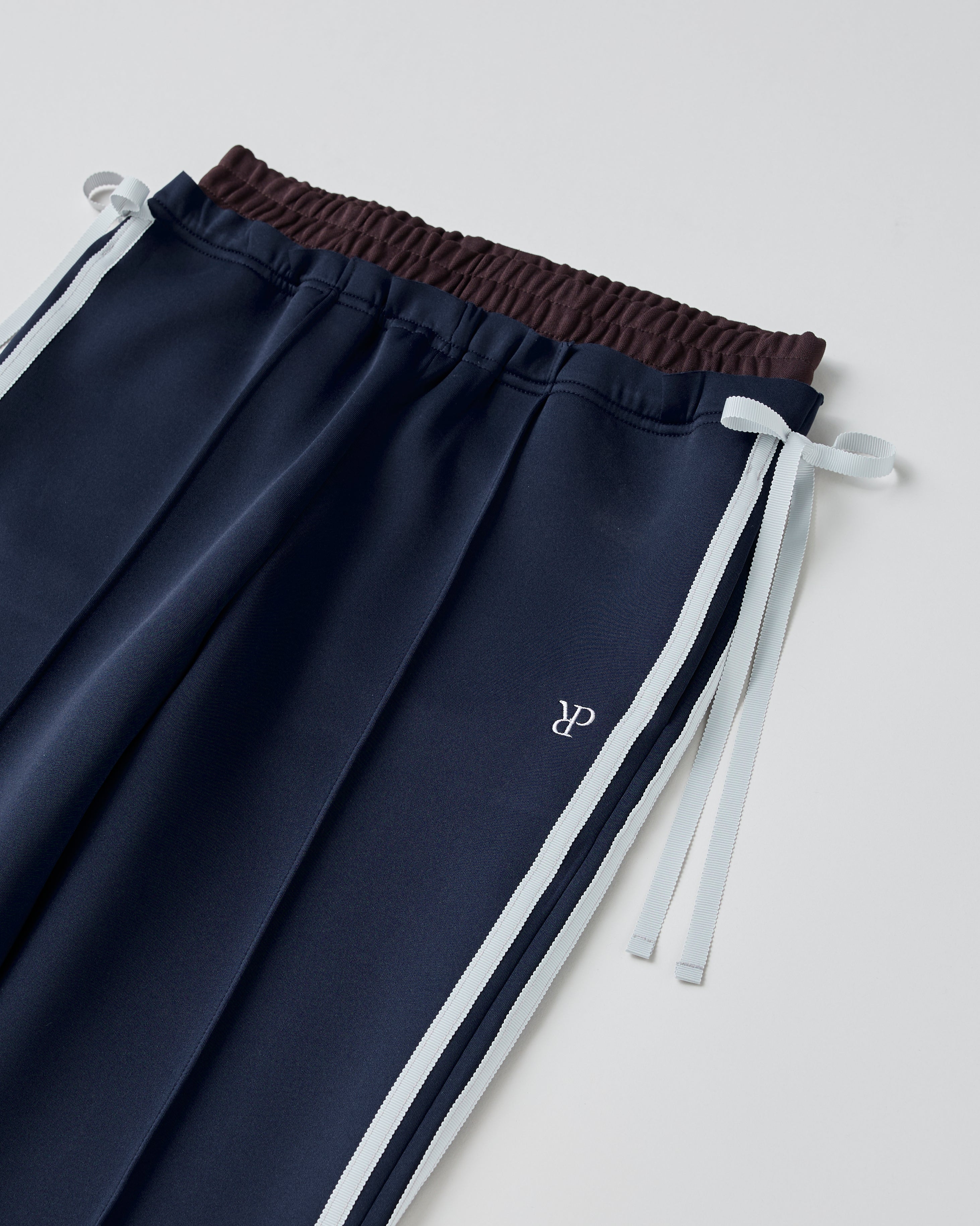 Ribbon track pants (navy)