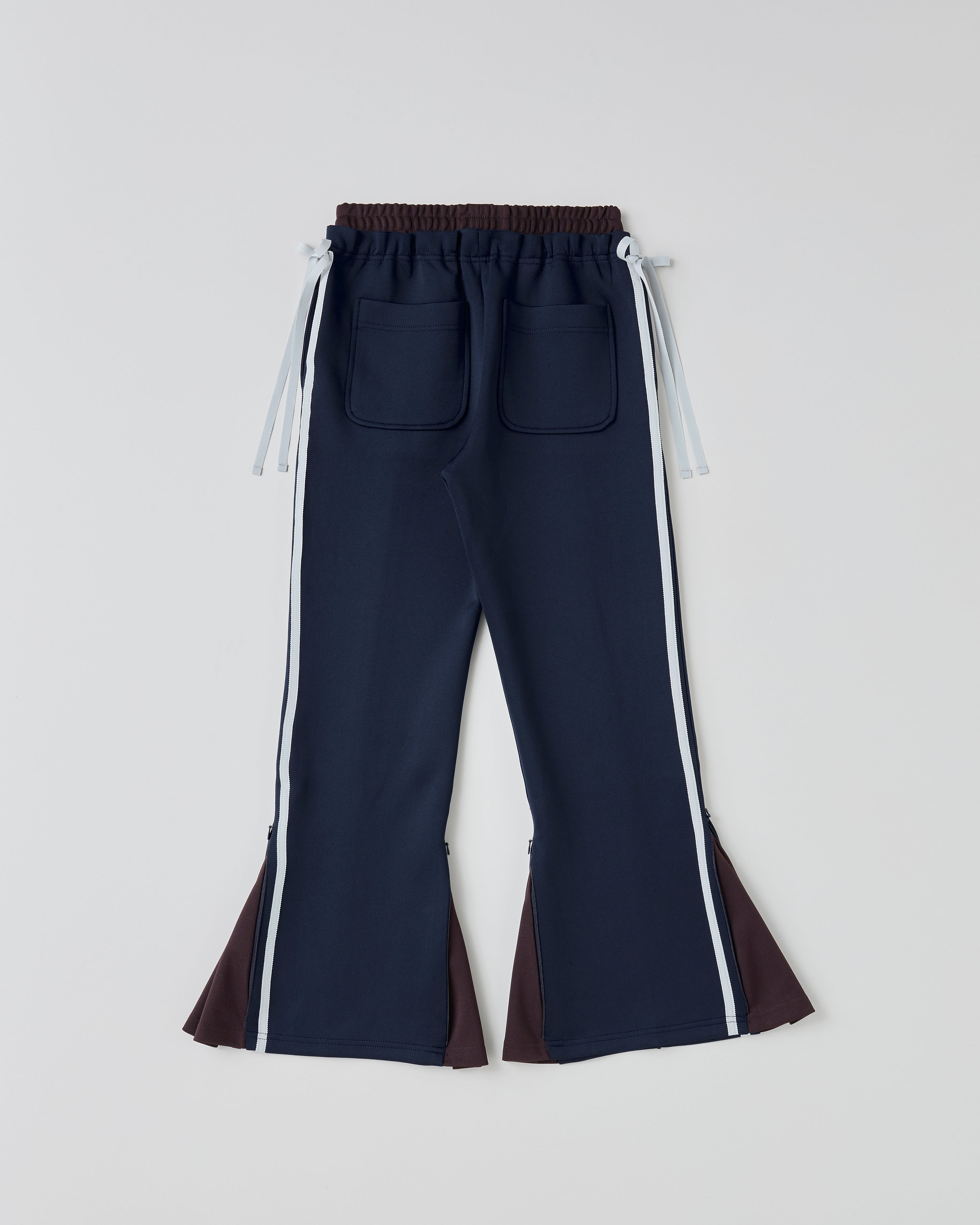 Ribbon track pants (navy)