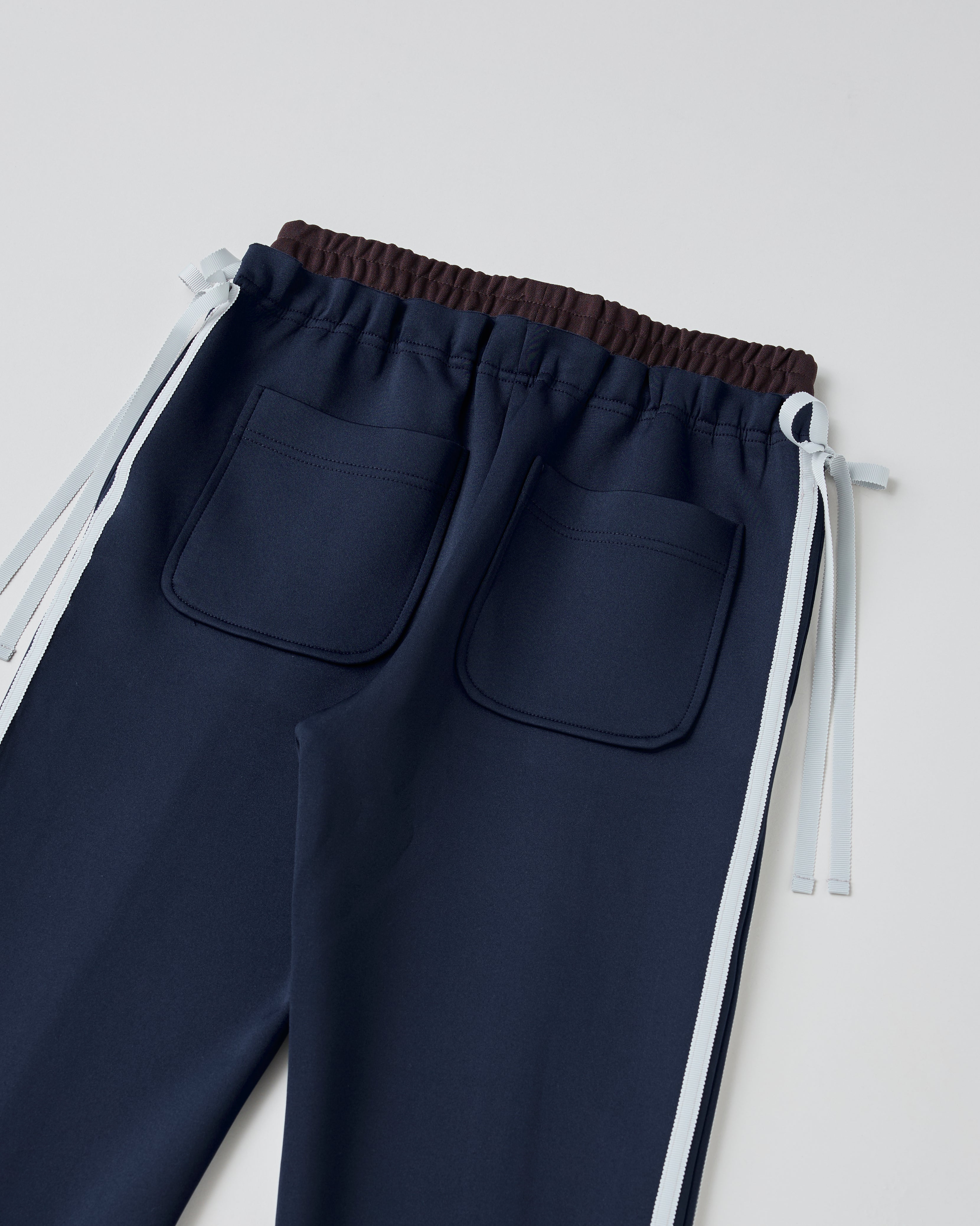 Ribbon track pants (navy)