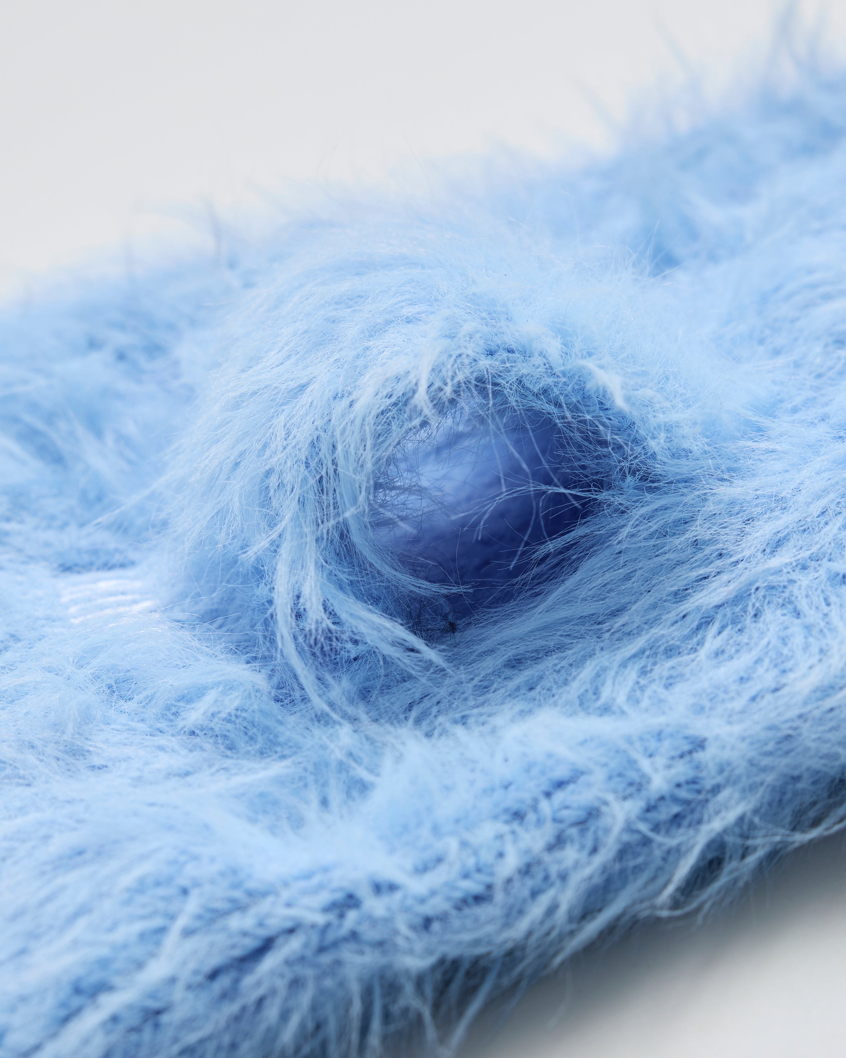 Fluffy knit(Blue)