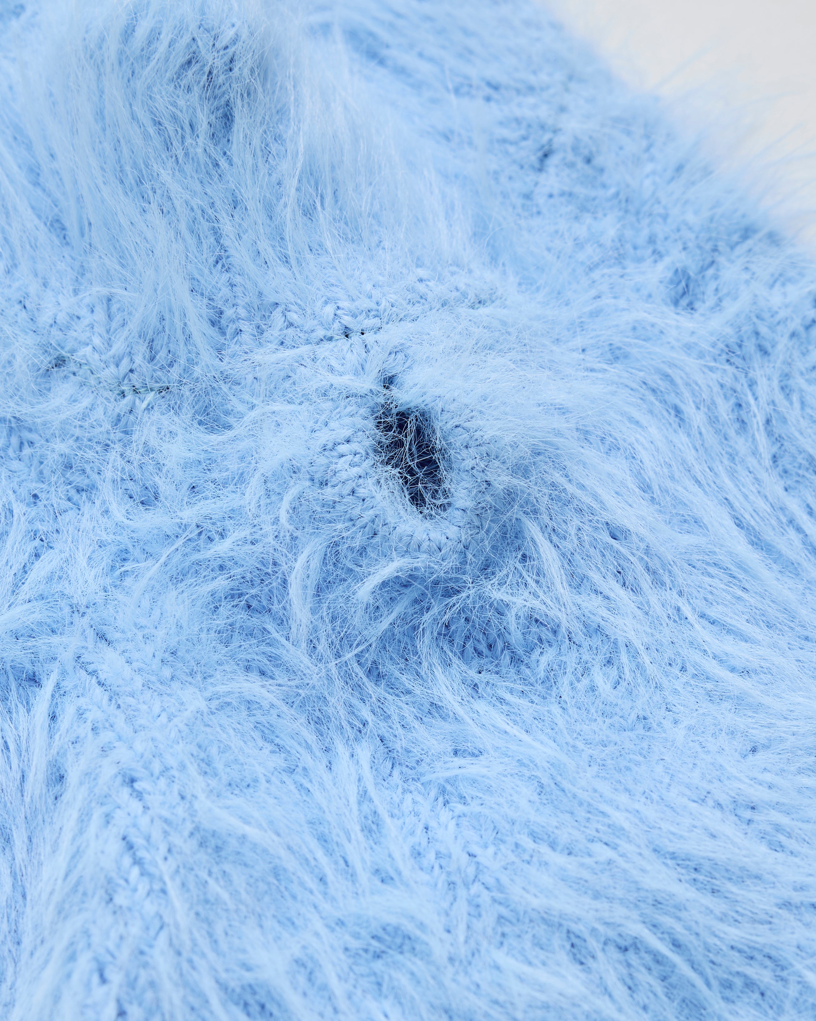 Fluffy knit(Blue)