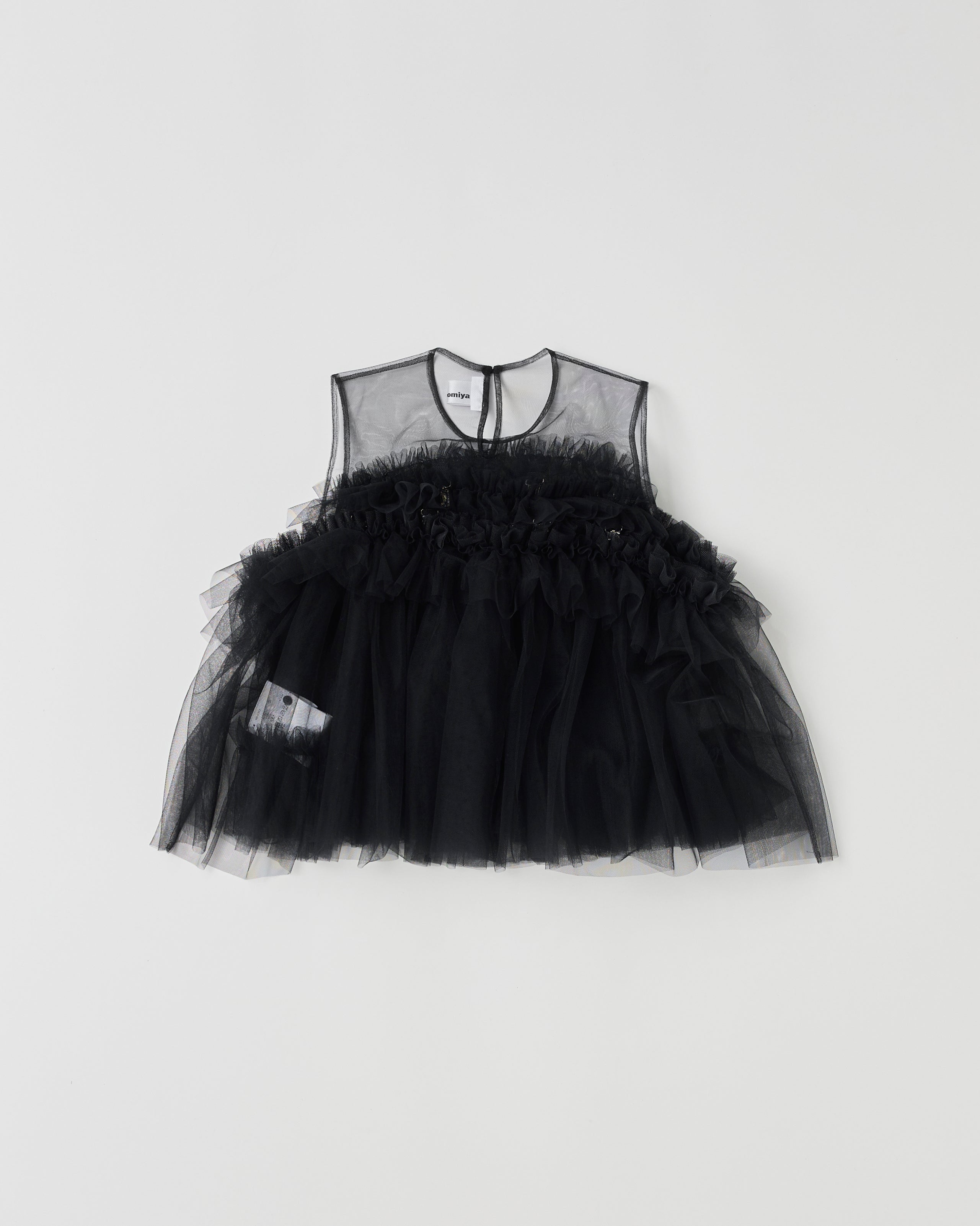 Tulle Tank Top(Black)