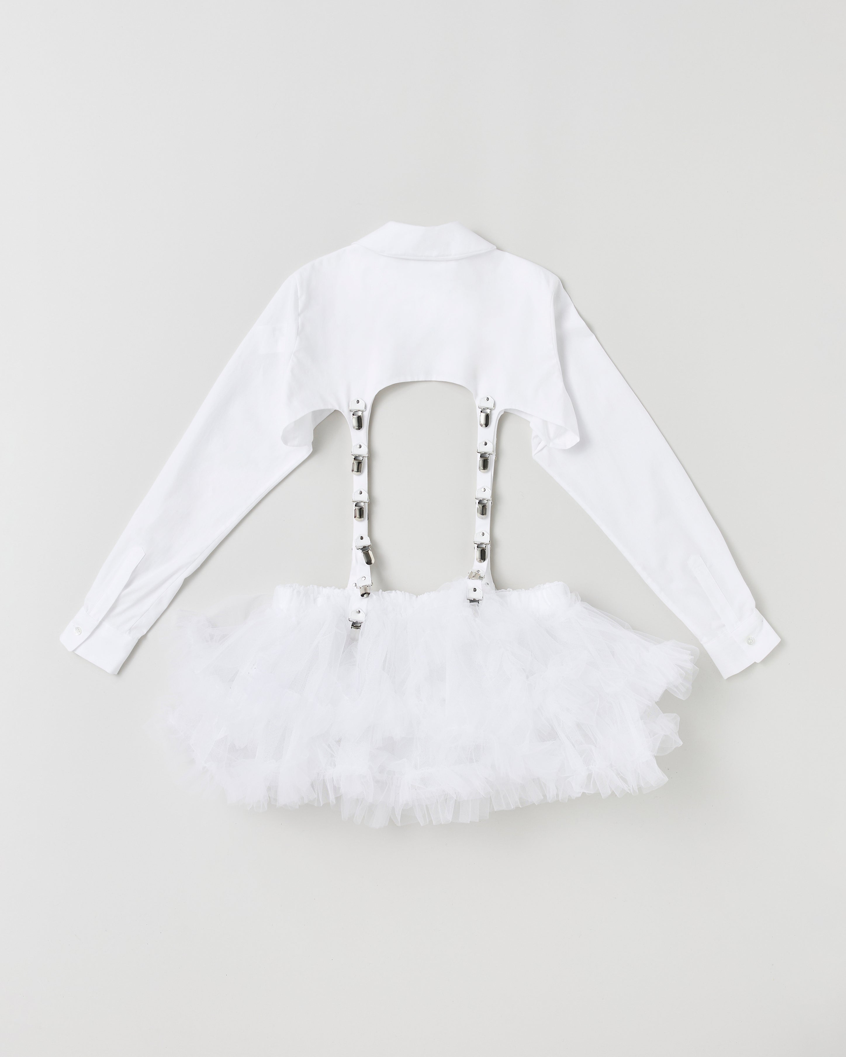 Tulle Blouse(White)