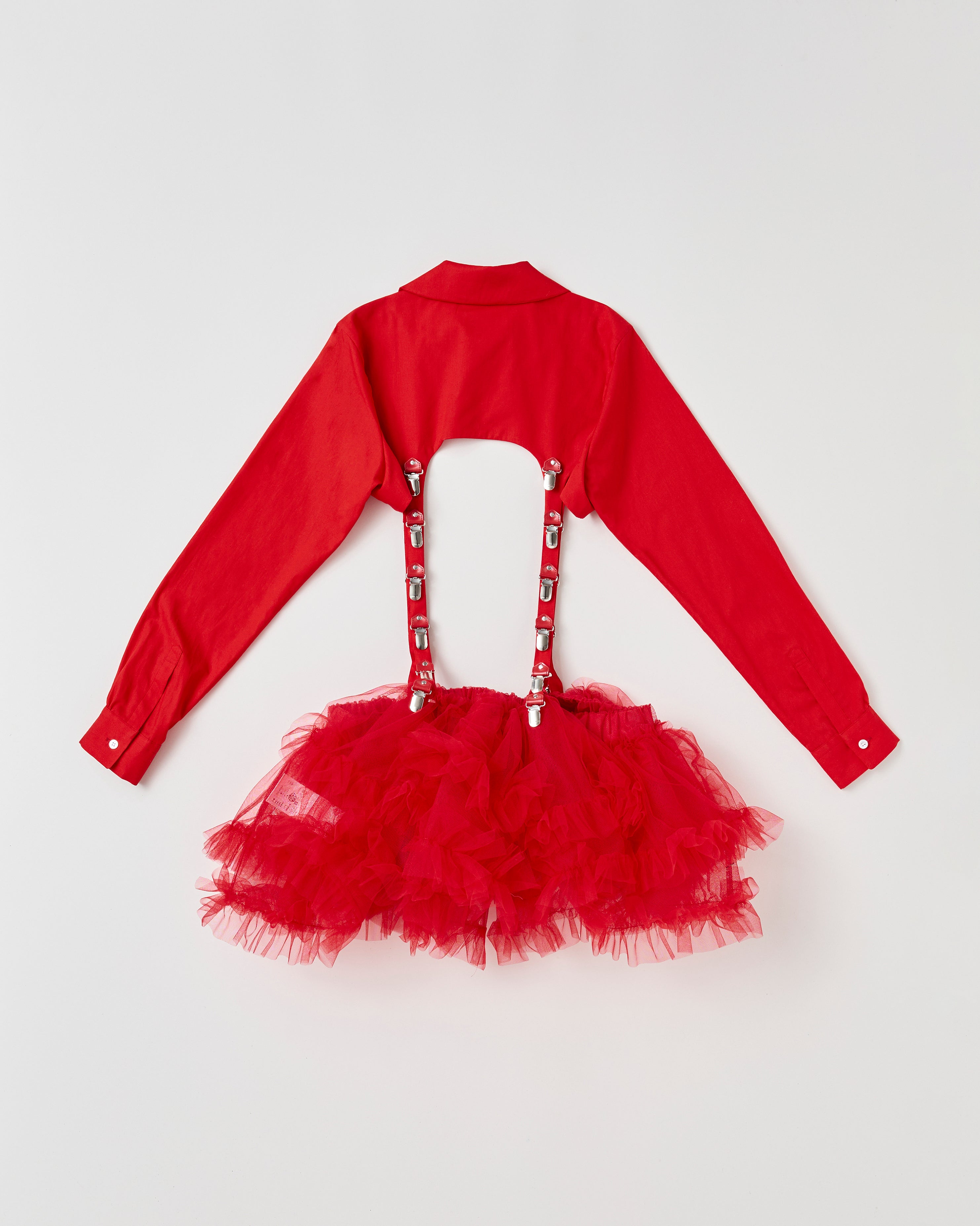 Tulle Blouse(Red)