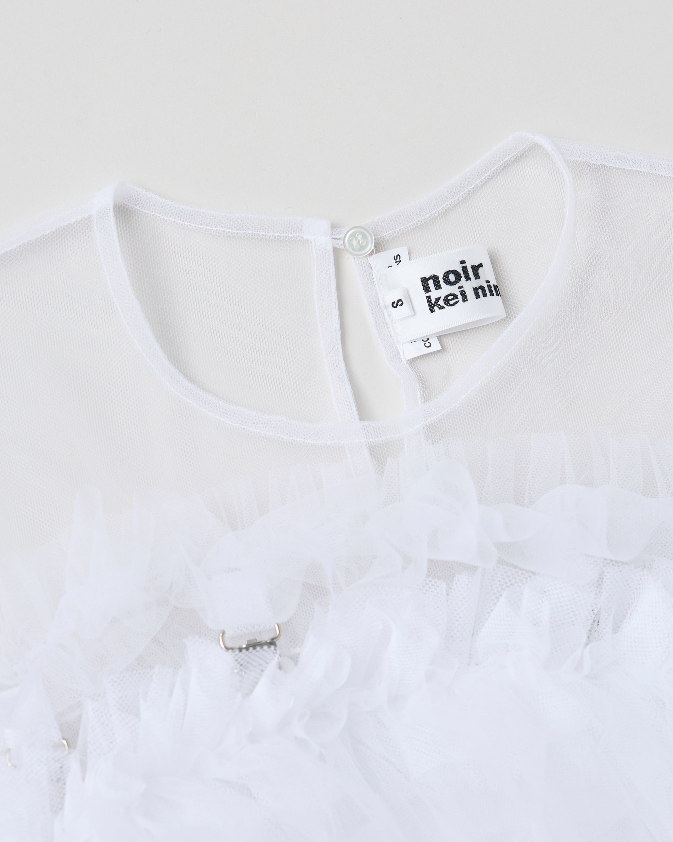 Tulle Tank Top(White)