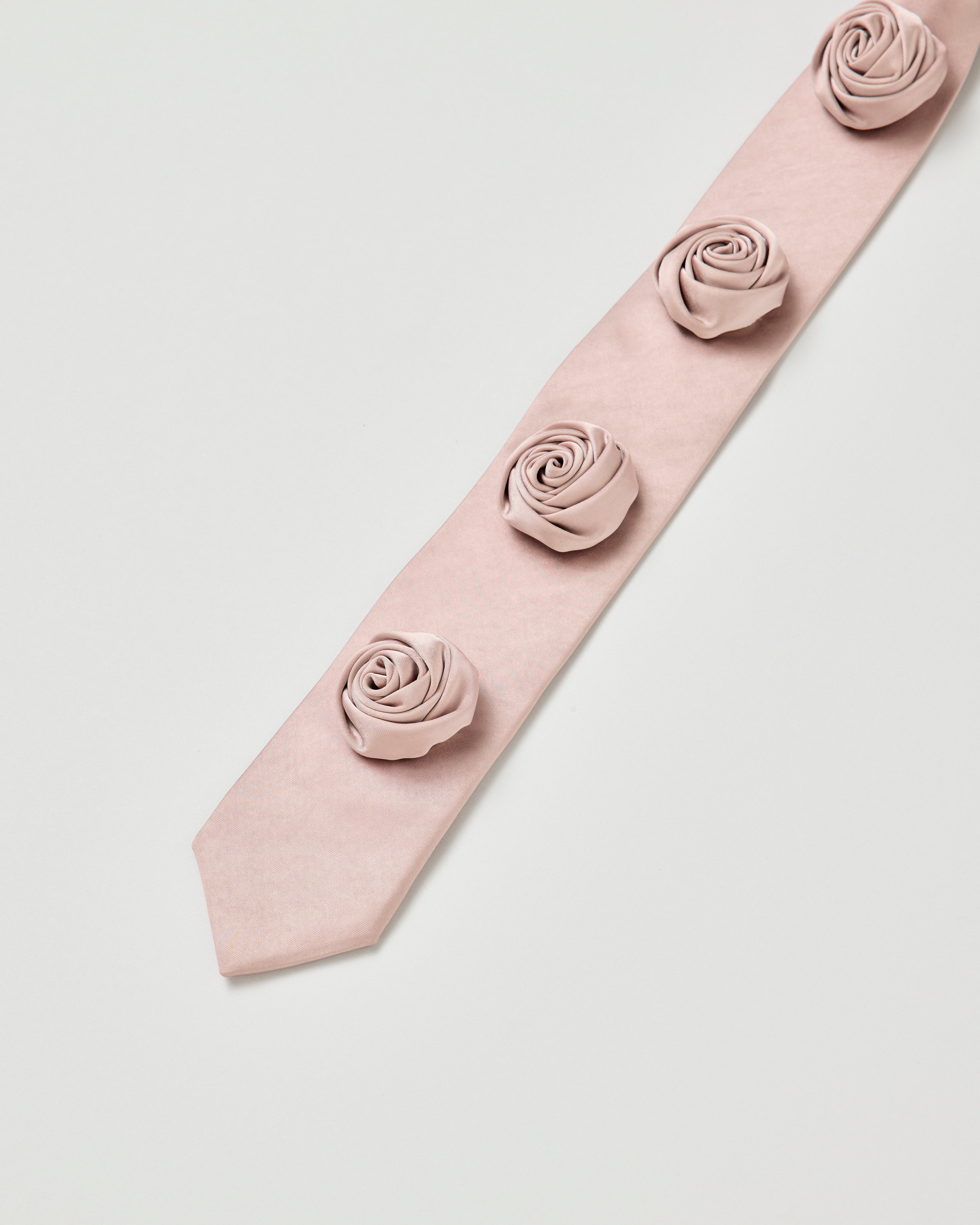 Rose rope tie (pink)