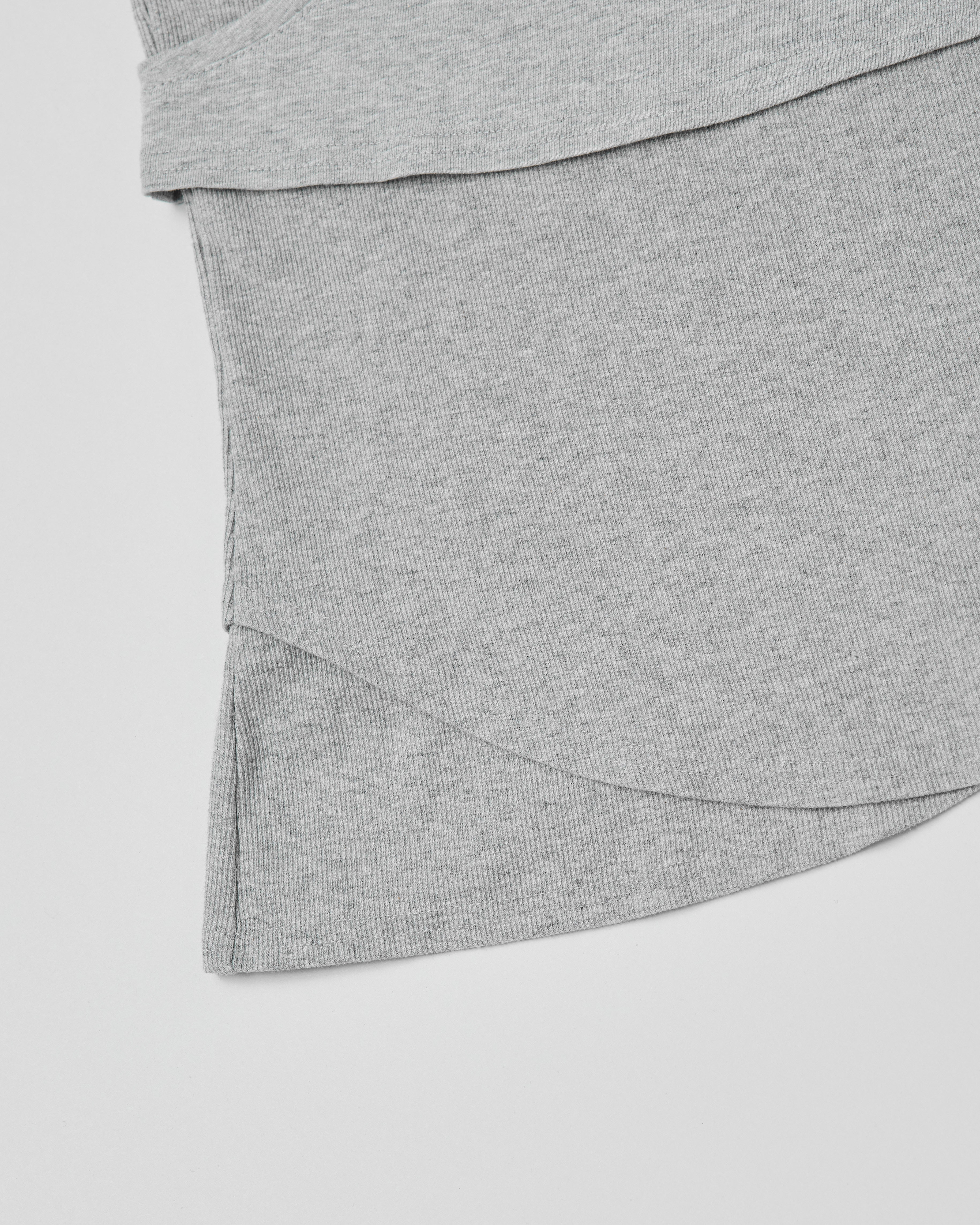 Cutting layered tank top (gray)