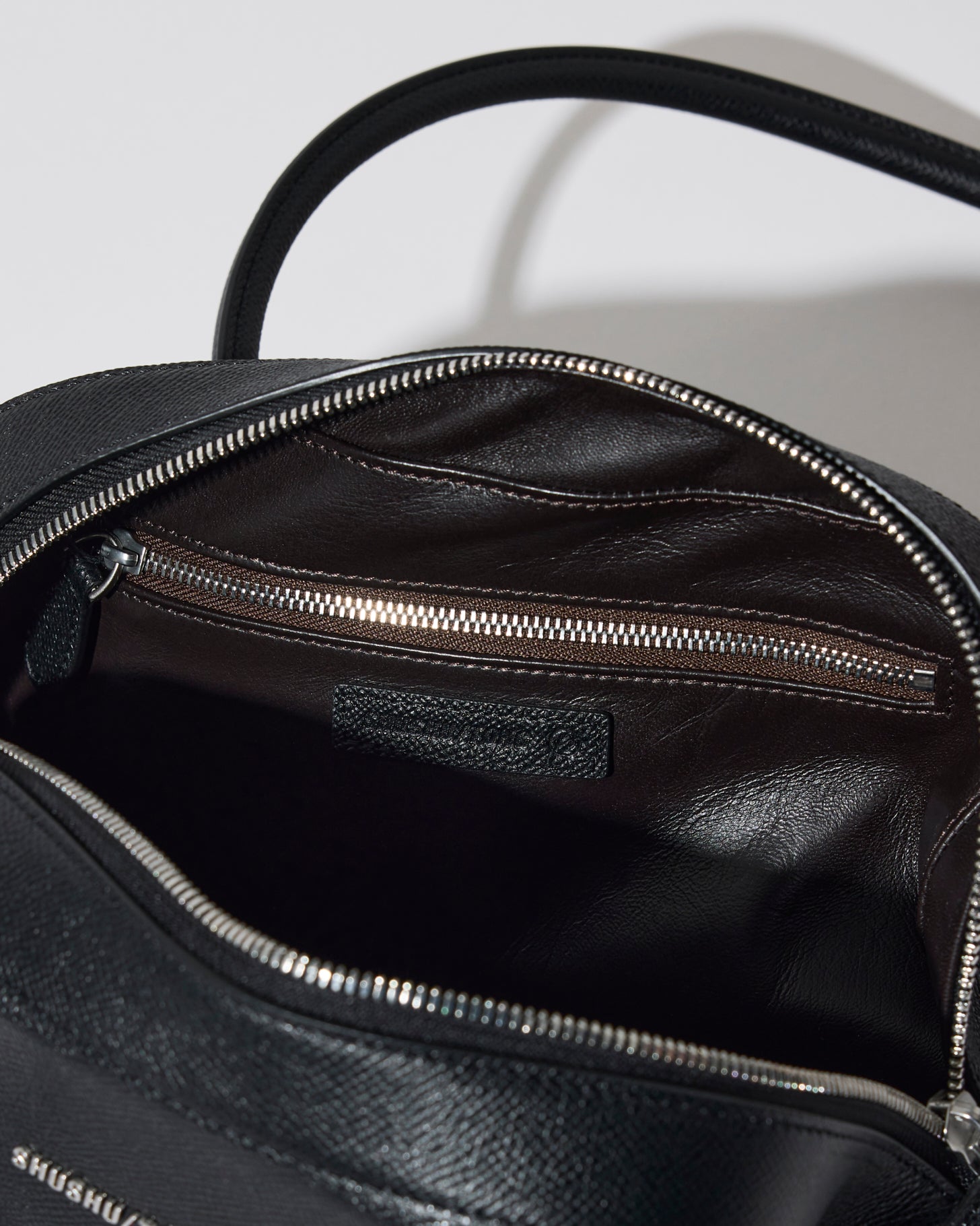 Bow Ring Handle Bag(Black)