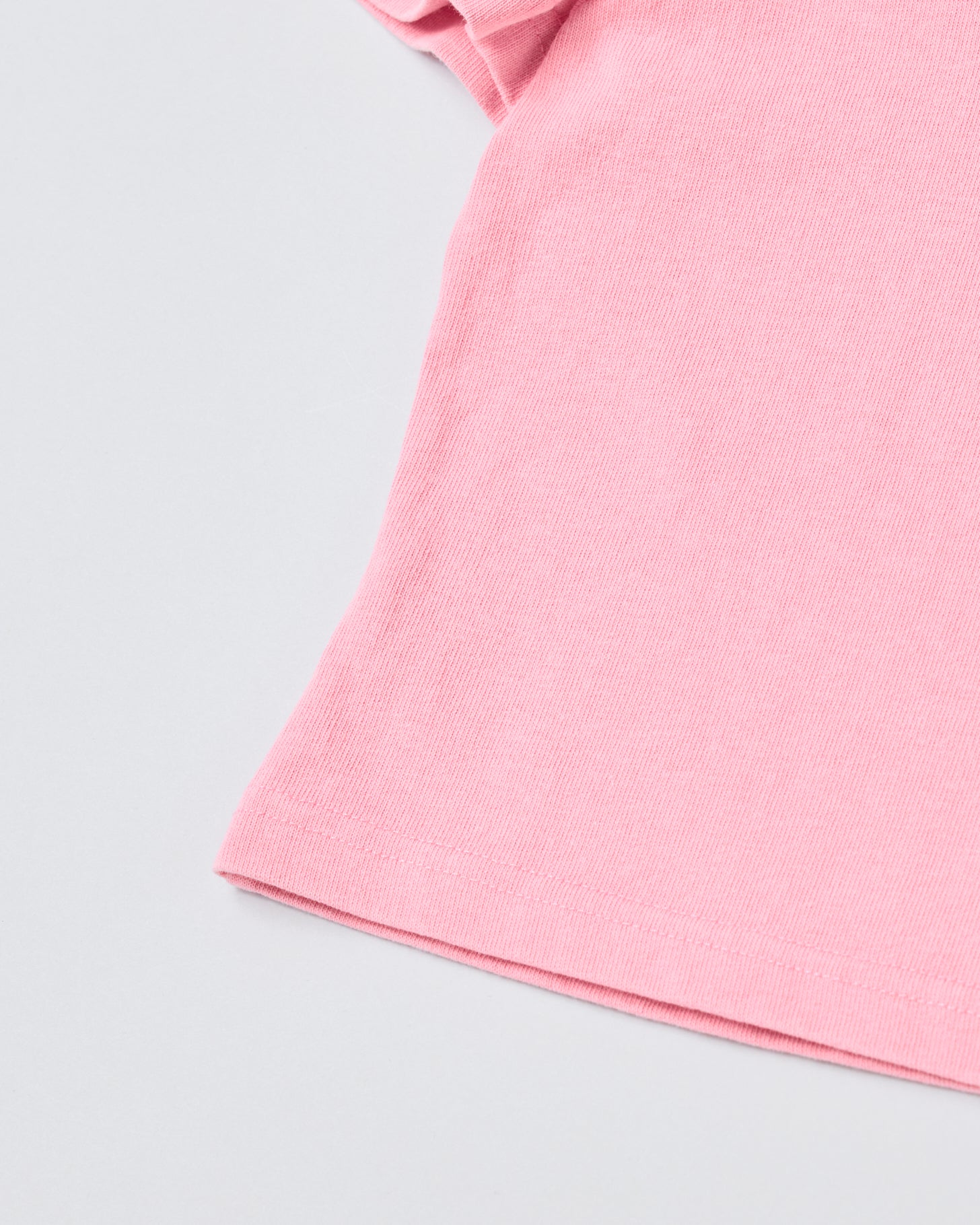 Wave Lace Collar T-Shirt(Pink)