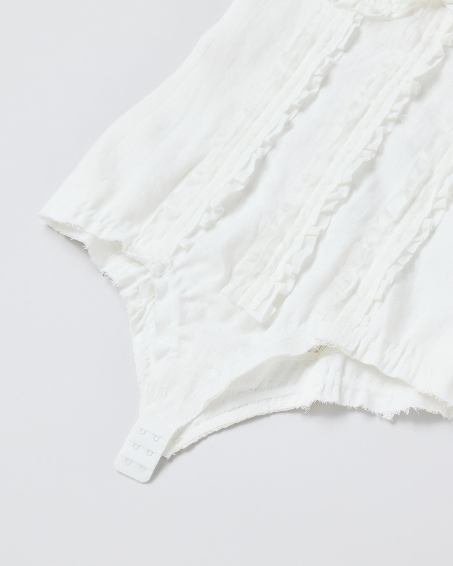 Ruched Bustier Cami Top(White)