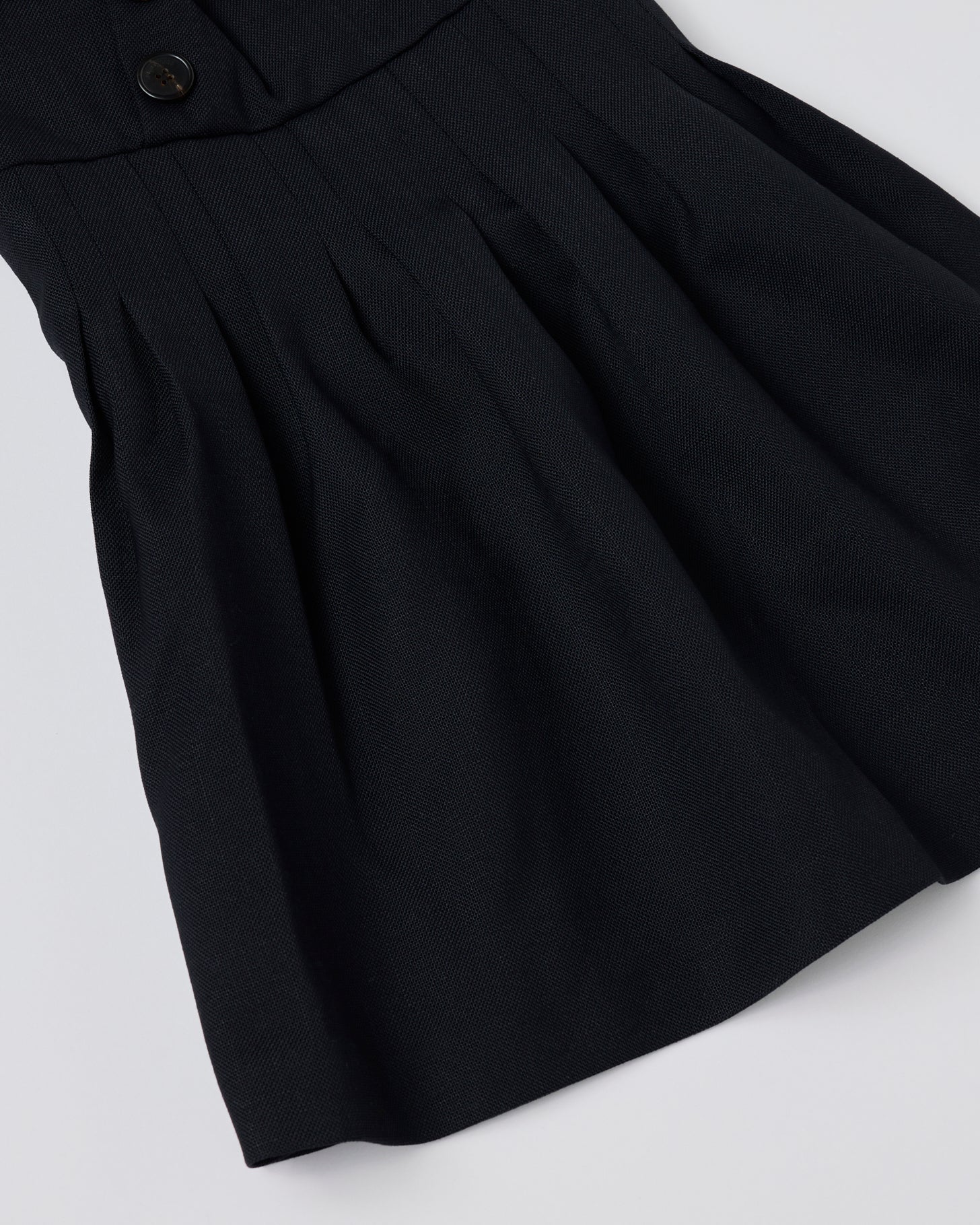 Double-Layer Bustier Mini Dress(Navy blue)