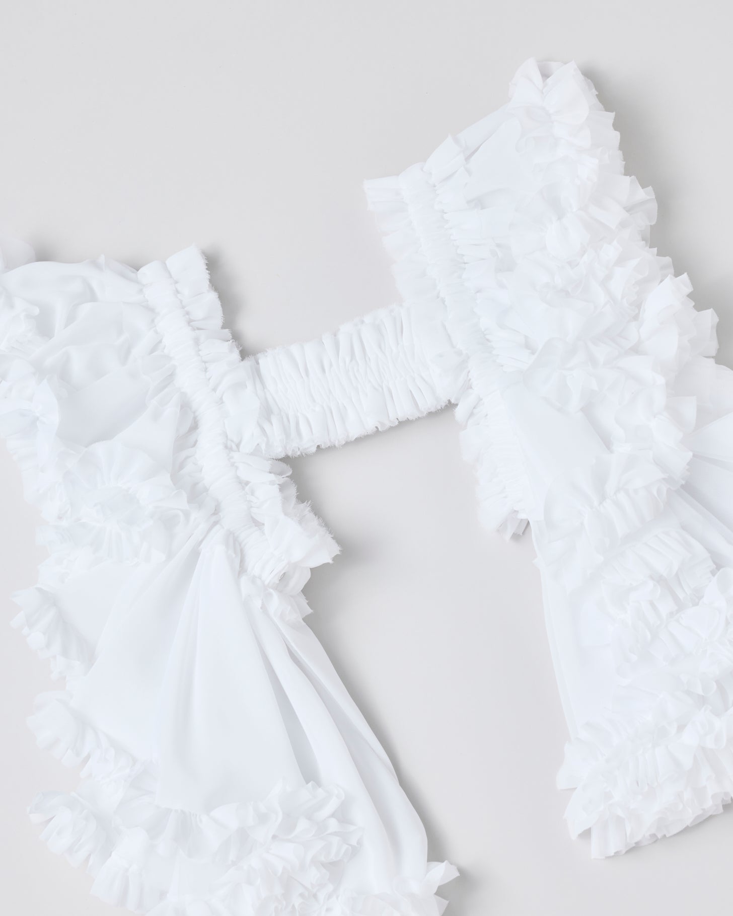 Tulle Frill Bustier(White)