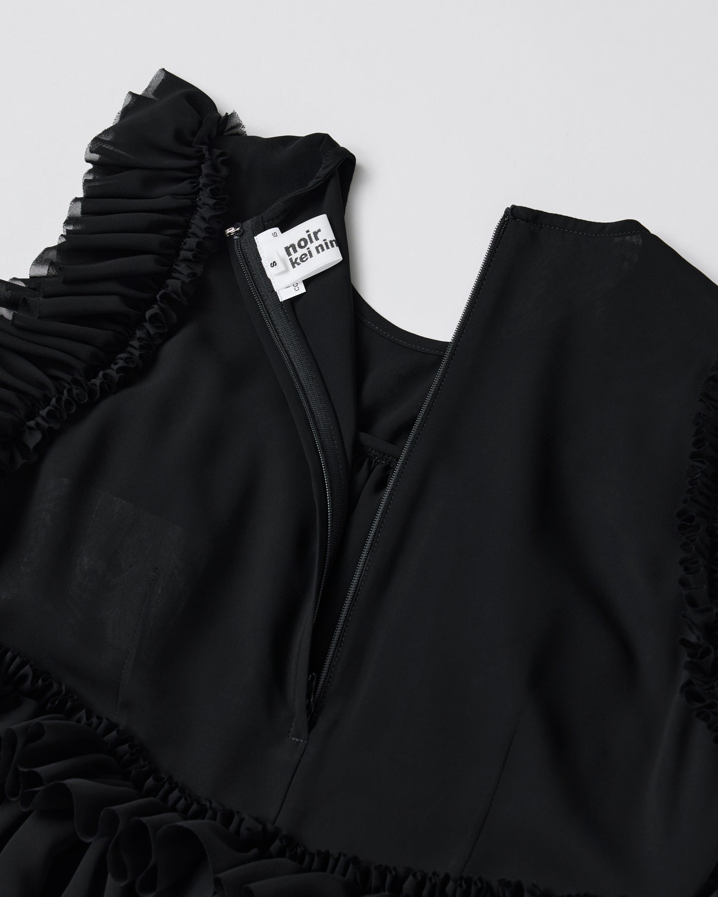 Tulle Frill Dress(Black)