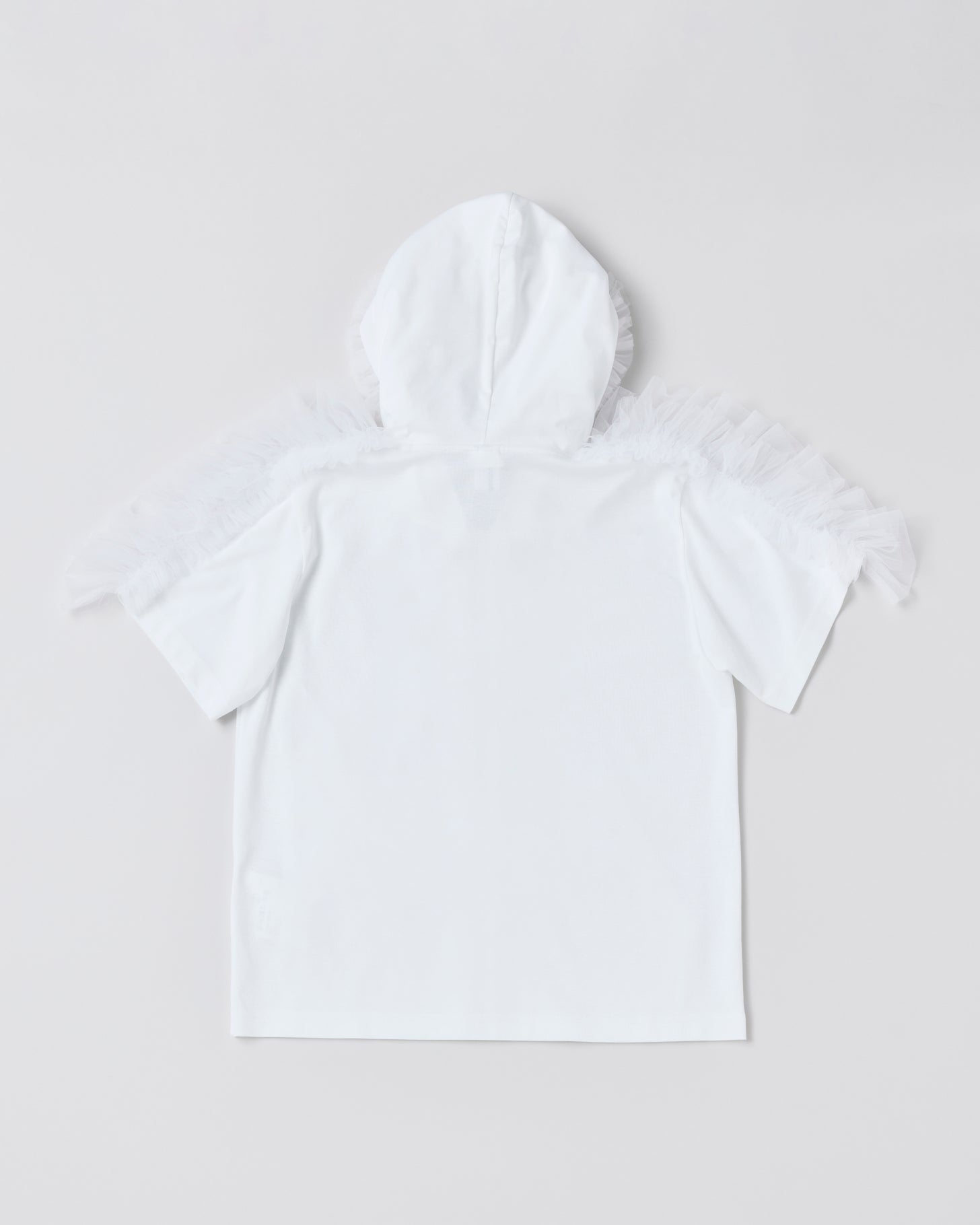 Frill Zip Top(White)
