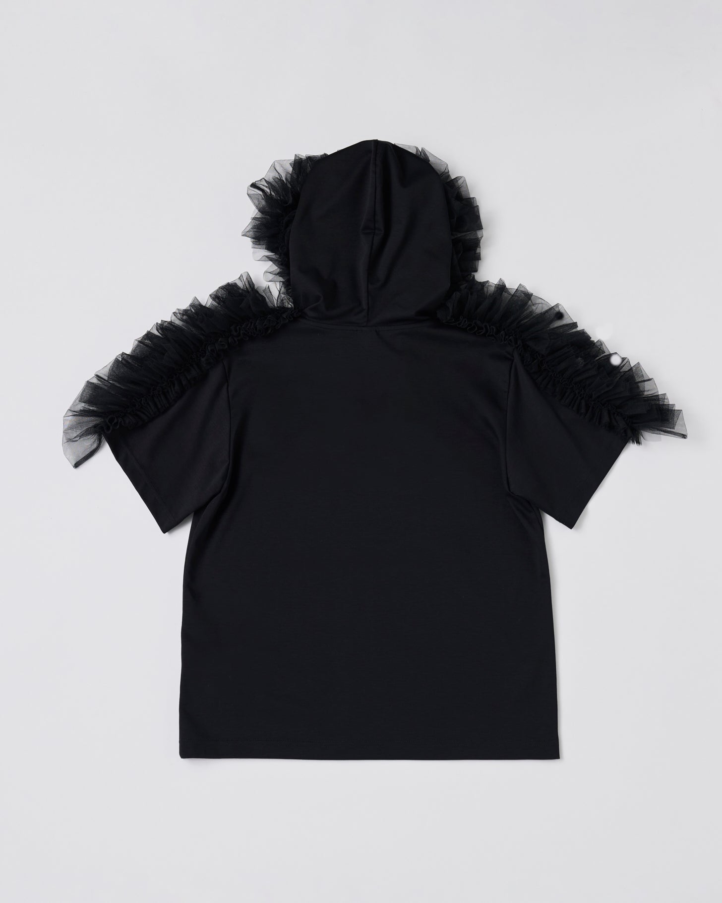 Frill Zip Top(Black)