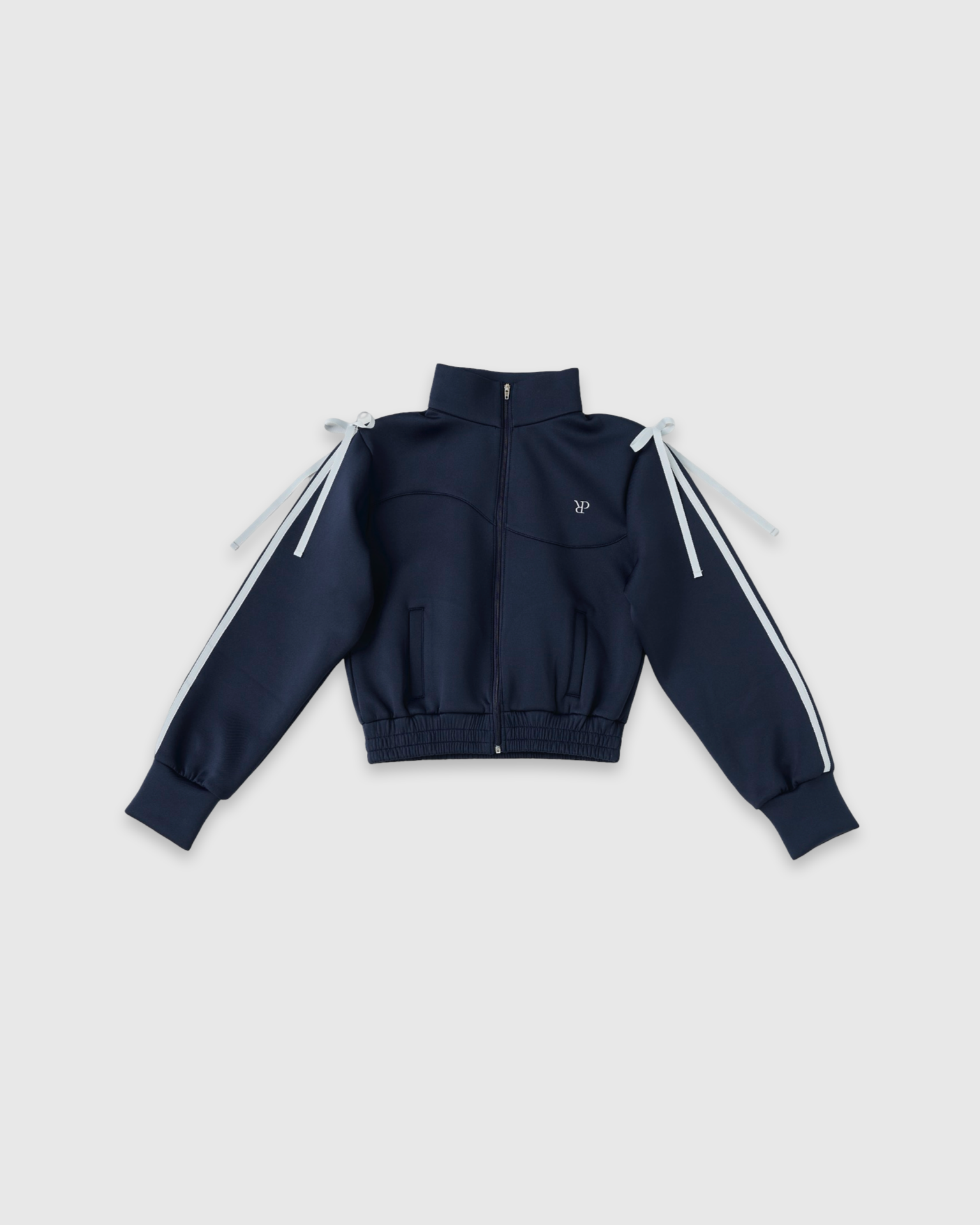 Ribbon track jacket (navy)