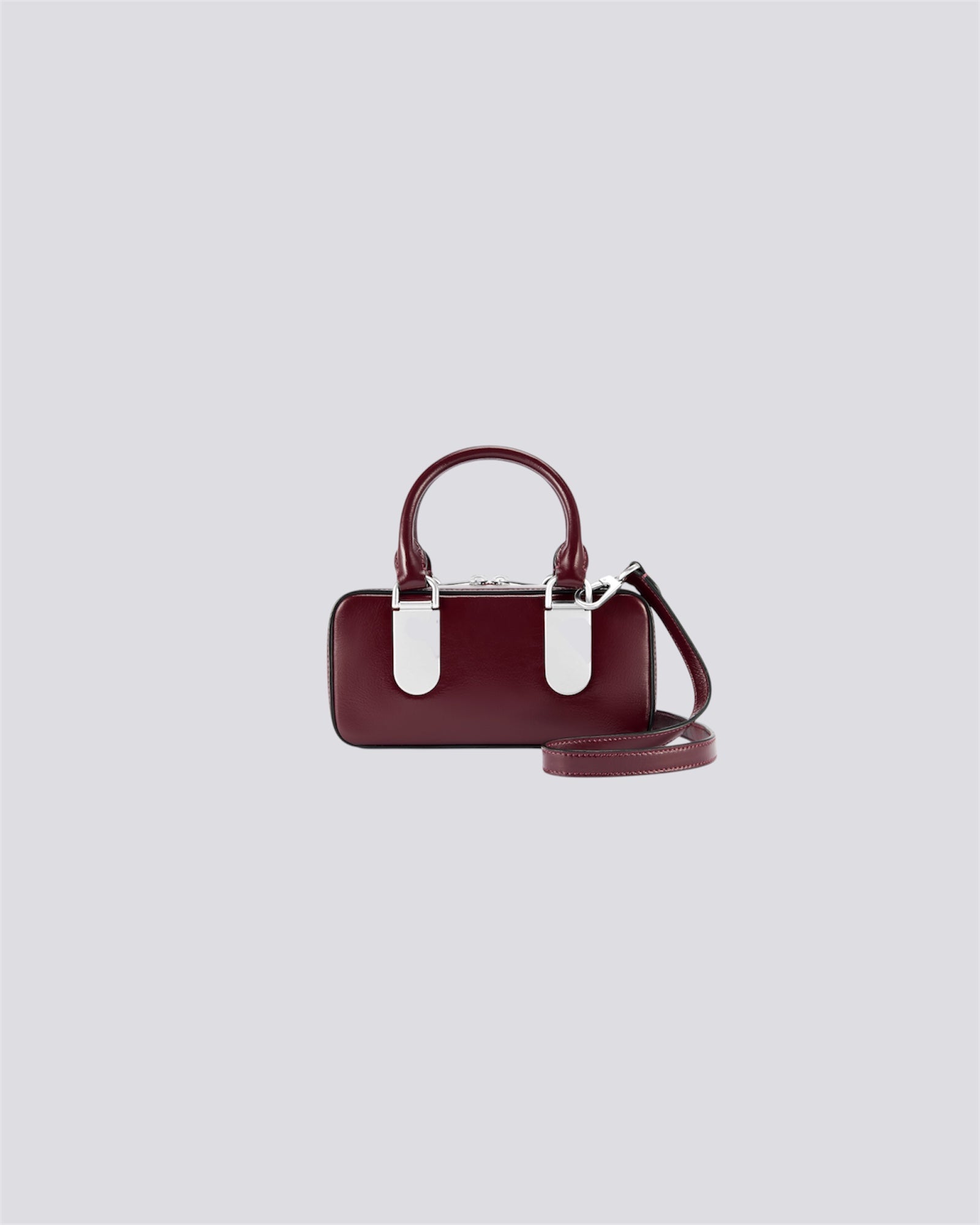 CALFSKIN BOSTON MINI(GARNET GLOSS)