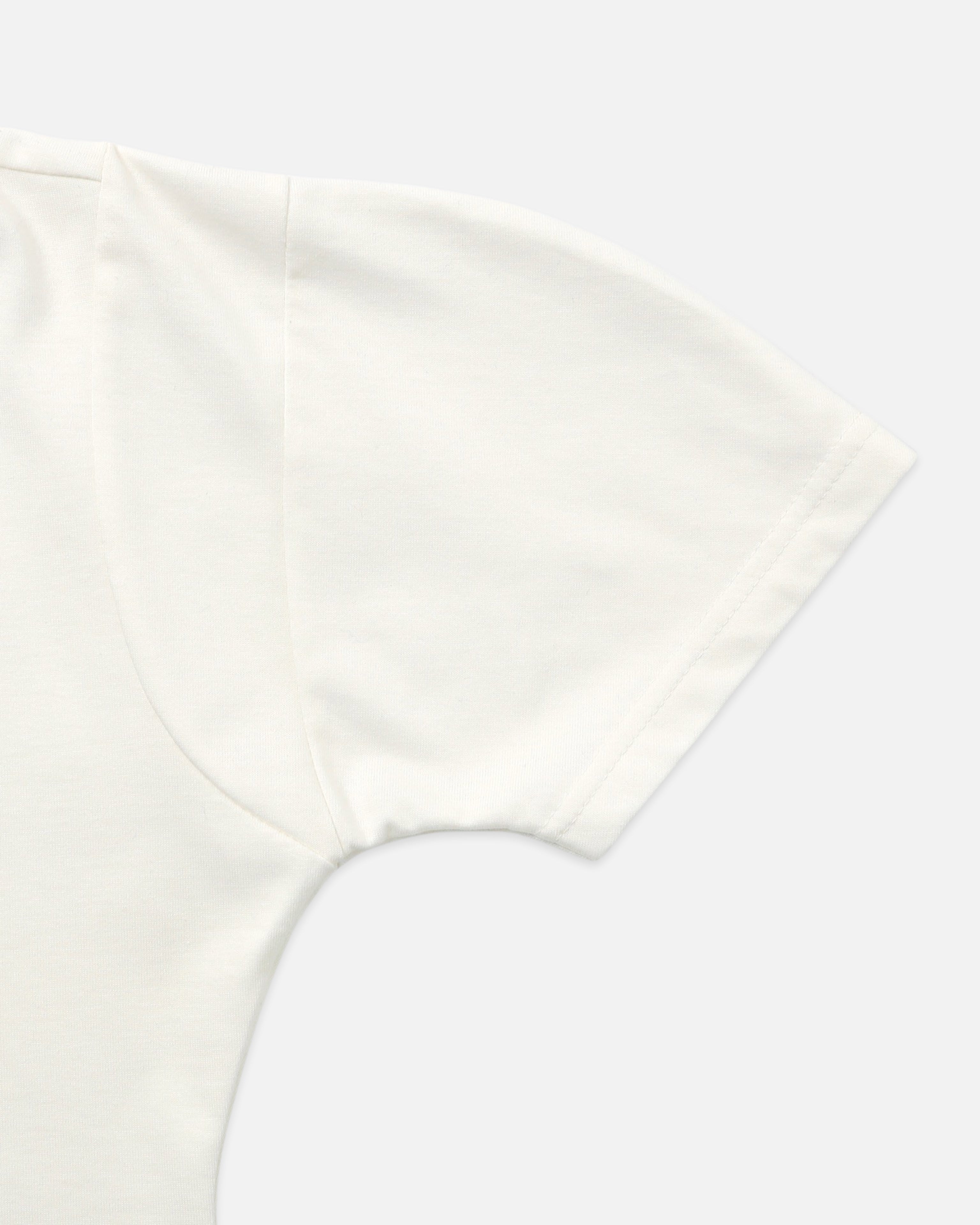 Organic cotton logo Puff T-shirt (off-white)