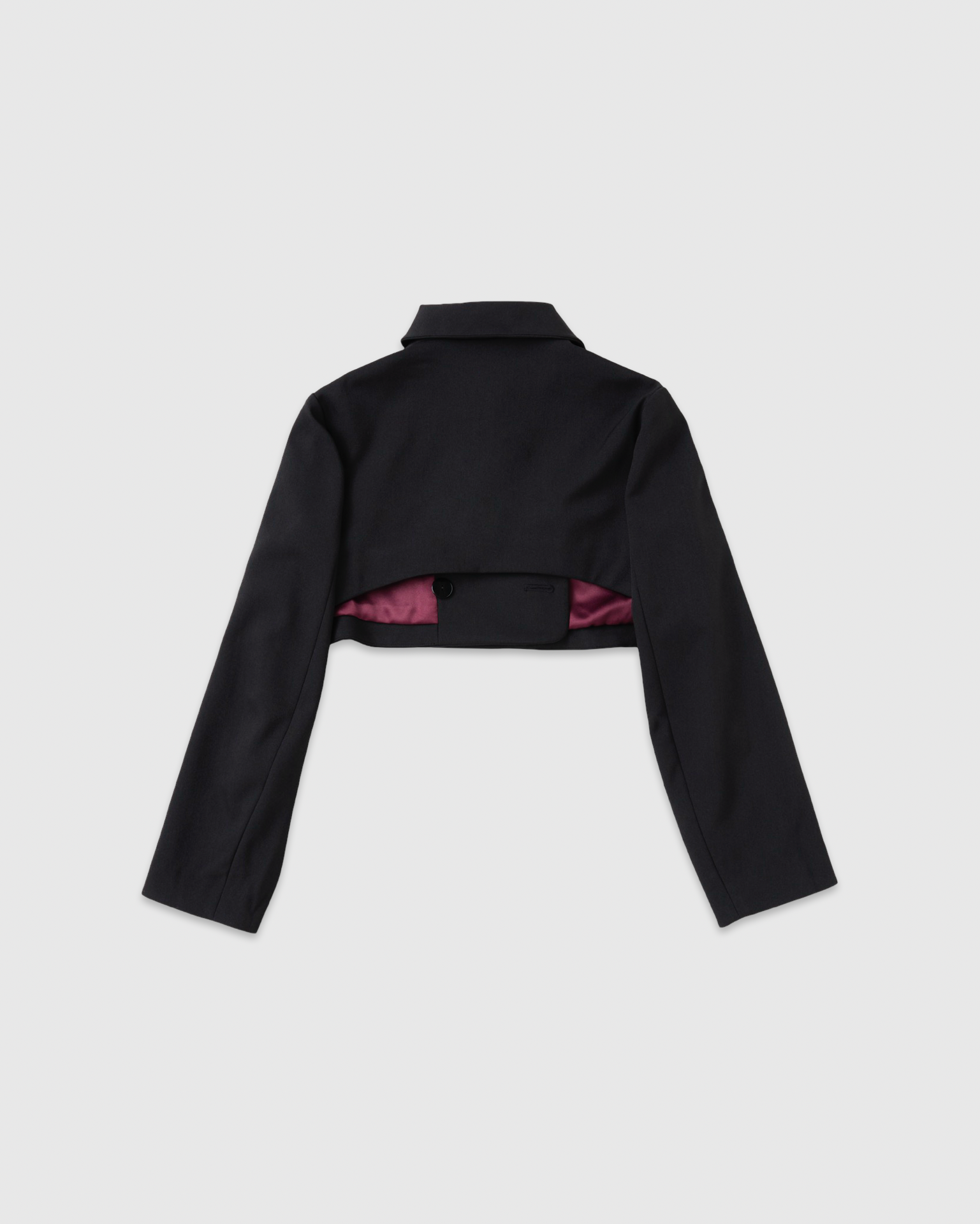 UNI cropped jacket (black)