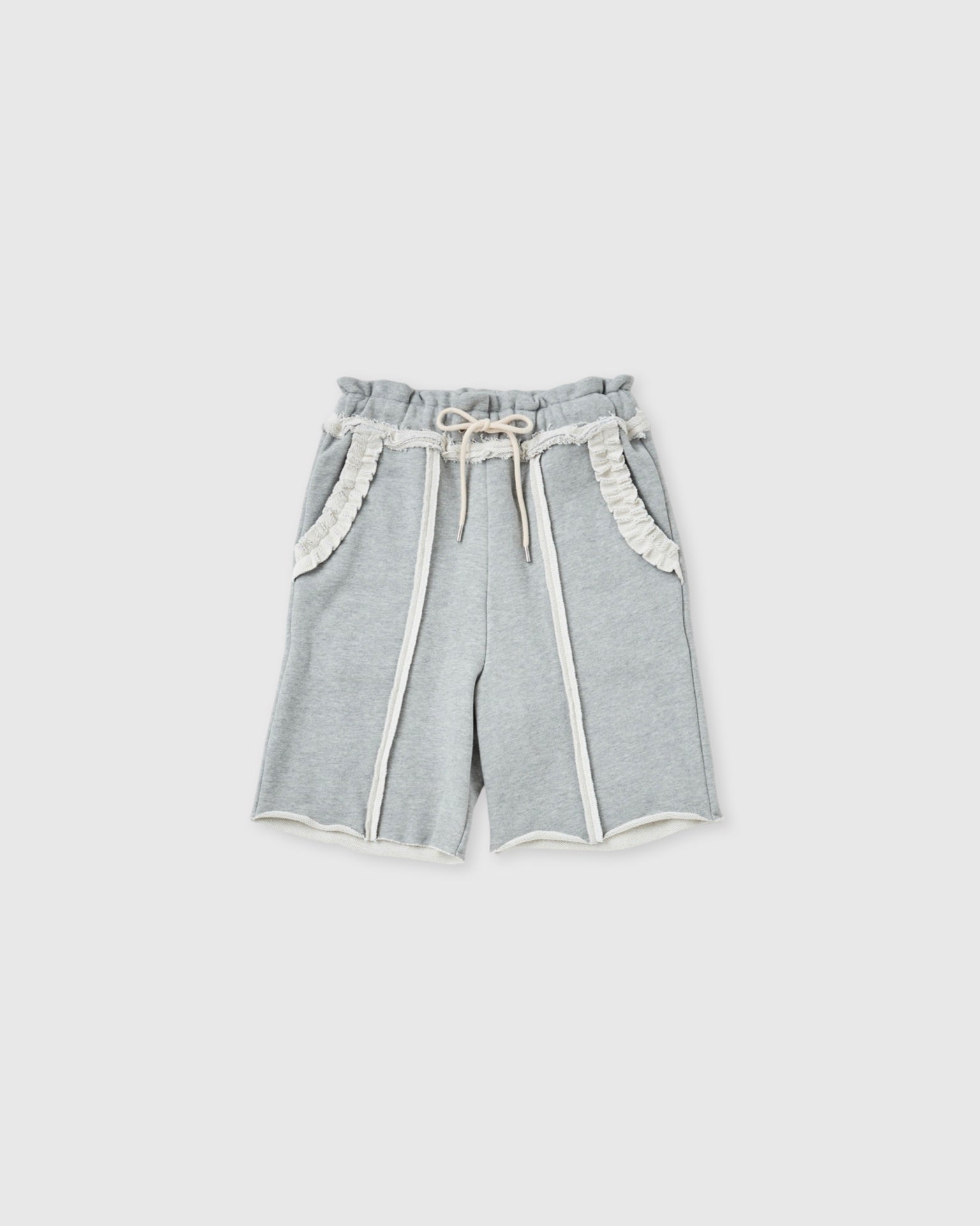 Frill pocket sweat shorts