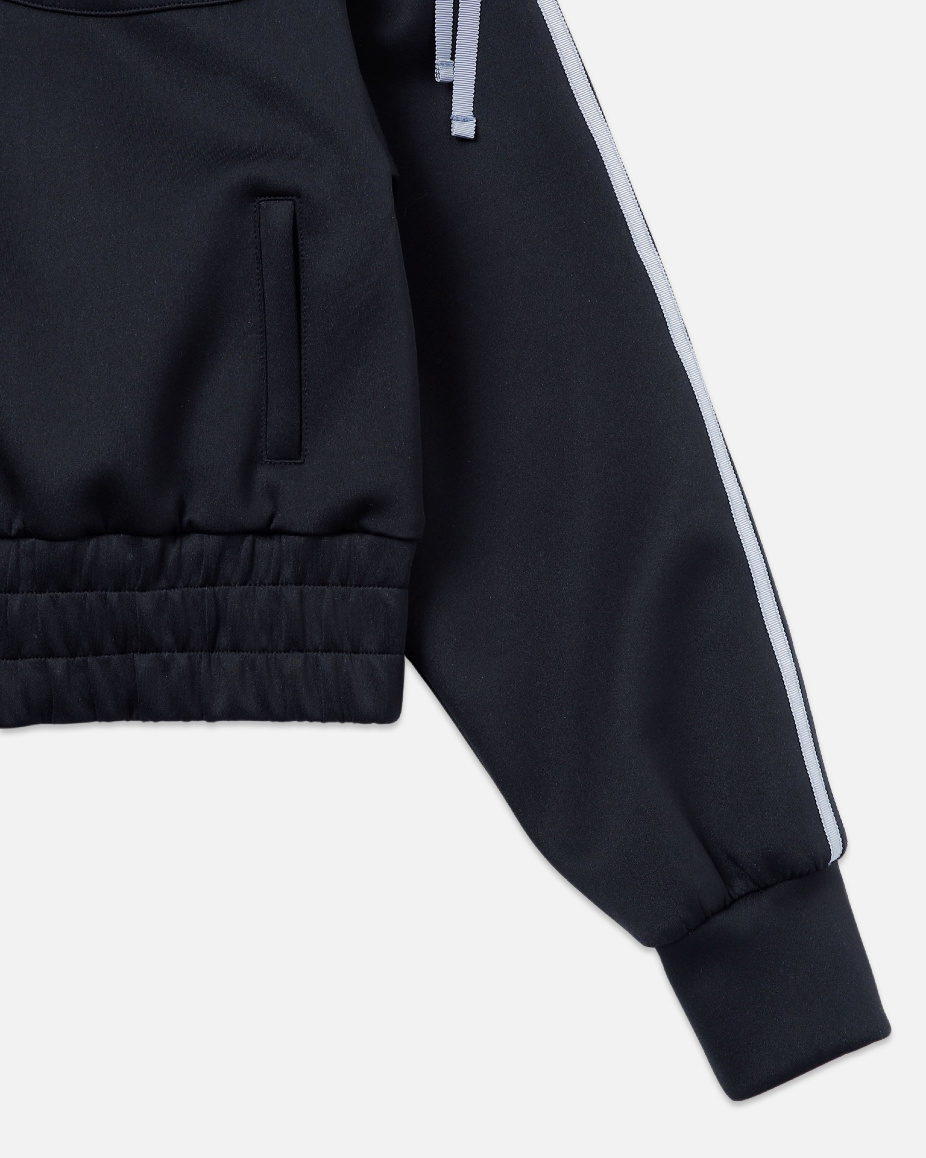 Ribbon track jacket (black)