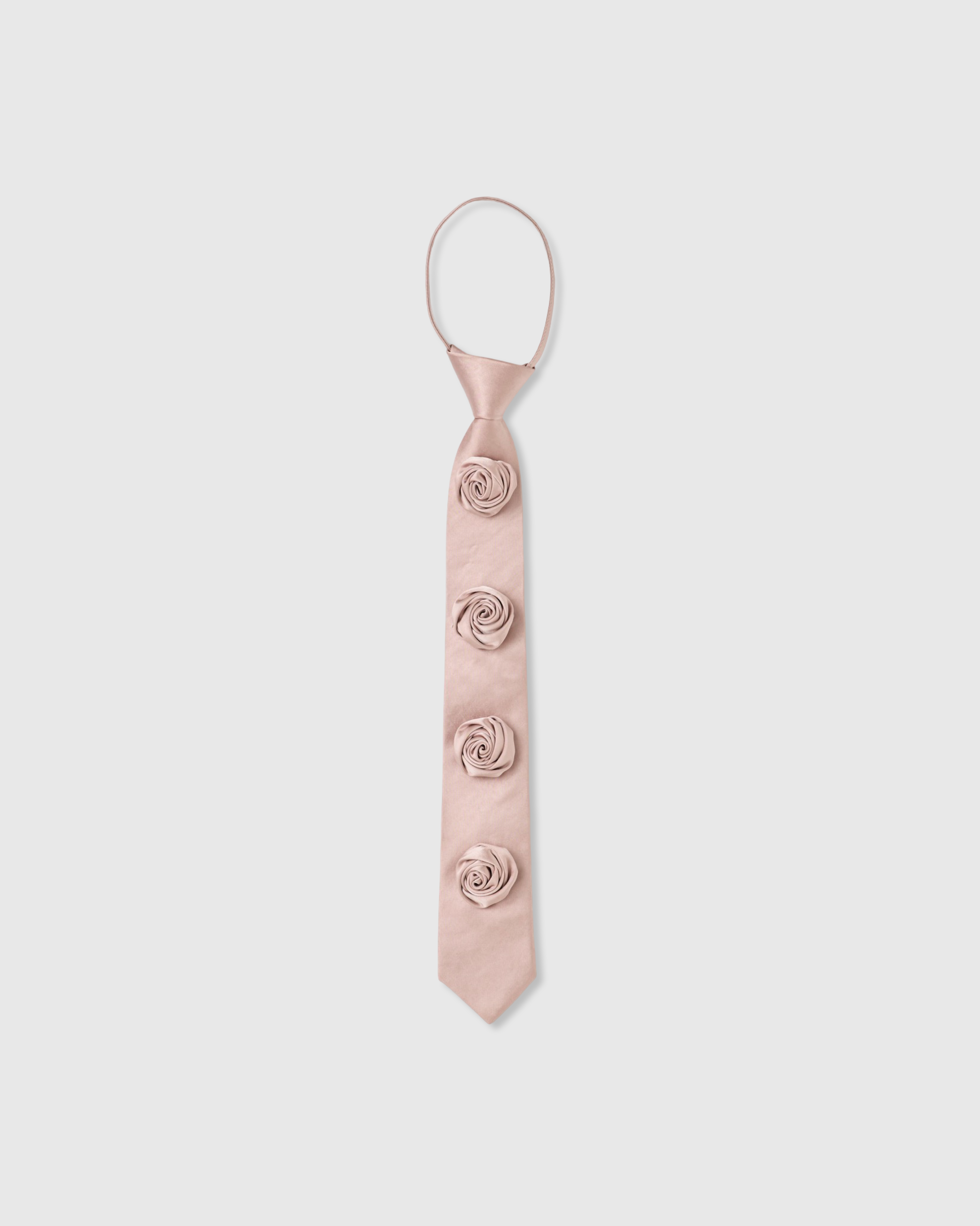 Rose rope tie (pink)