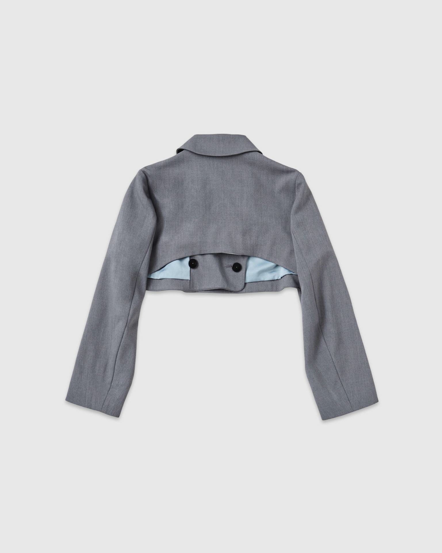 UNI cropped jacket (gray)