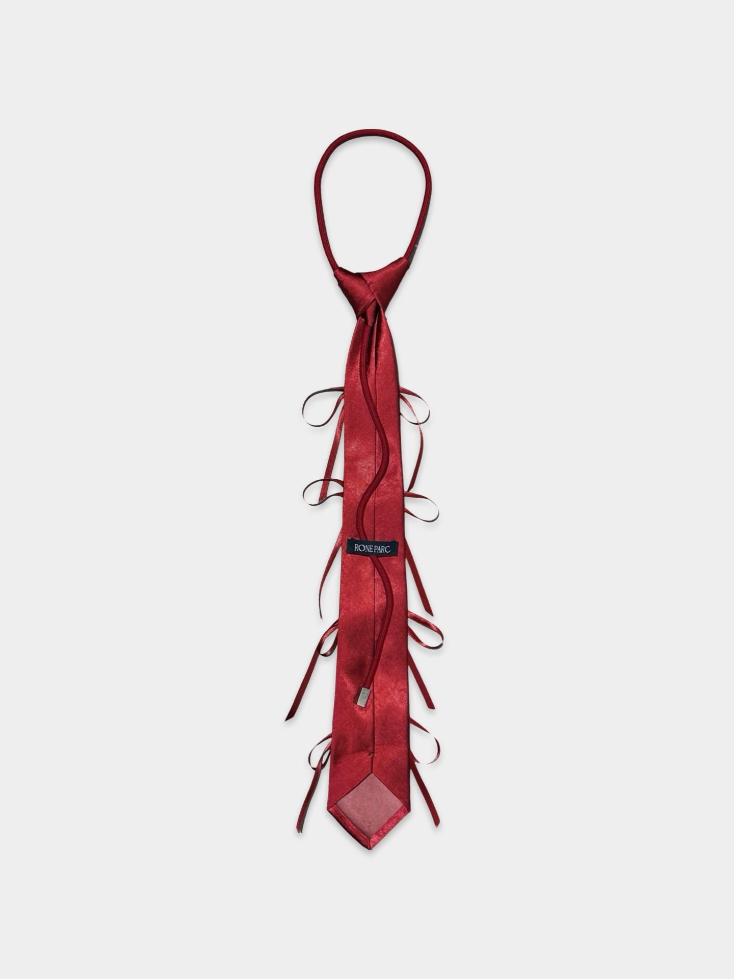 Ribbon rope tie (red)